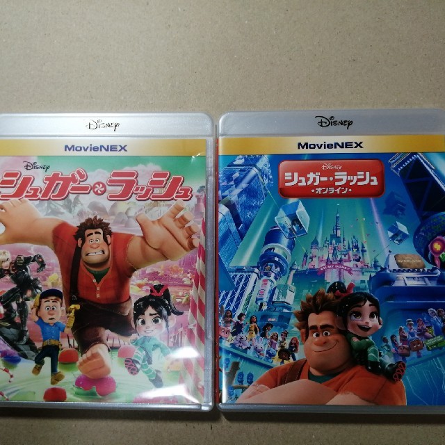 ディズニー　シュガーラッシュ1.2 Blu-ray　国内正規品　未再生　2点