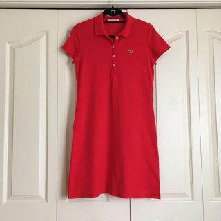 ラコステ(LACOSTE)の美品 LACOSTE ポロワンピ♪(ひざ丈ワンピース)