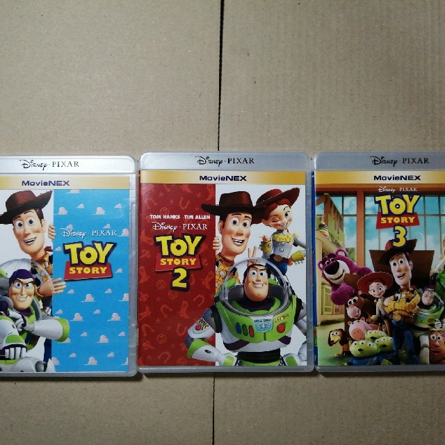 ディズニー　トイストーリー　1.2.3  国内正規品　Blu-ray　3点セット