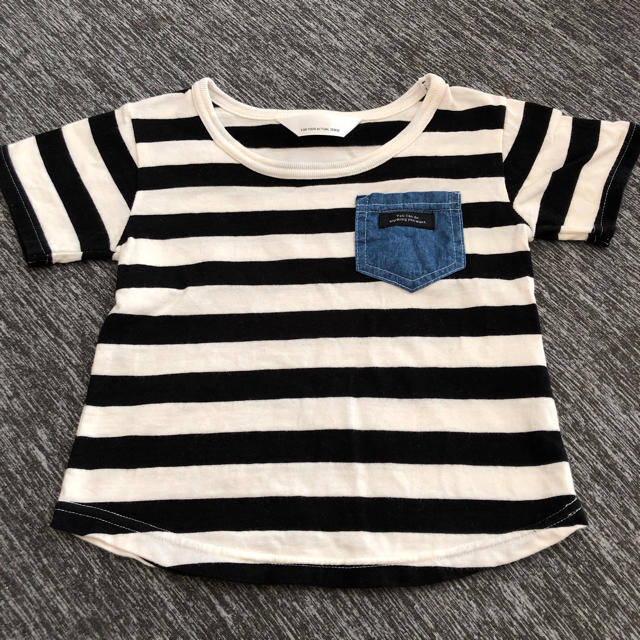 ボーダーTシャツ キッズ/ベビー/マタニティのキッズ服男の子用(90cm~)(Tシャツ/カットソー)の商品写真