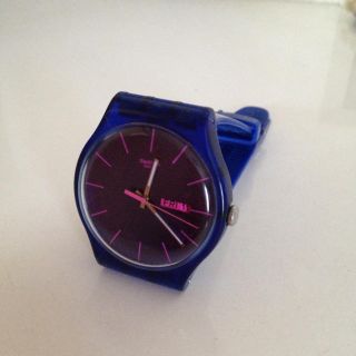 スウォッチ(swatch)のswhach 時計♡紺(腕時計)