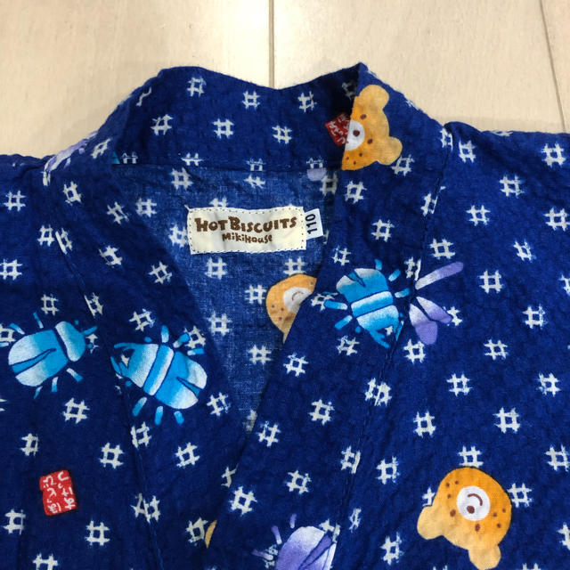 HOT BISCUITS(ホットビスケッツ)のミキハウスの甚平 キッズ/ベビー/マタニティのキッズ服男の子用(90cm~)(甚平/浴衣)の商品写真