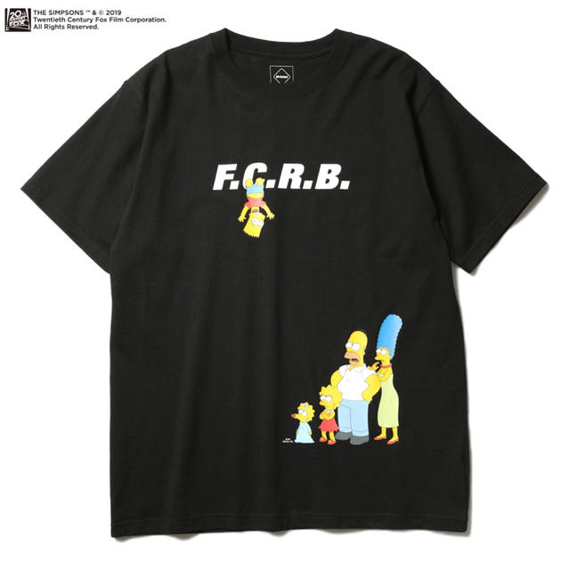 2019ss 最新作 Bristol SIMPSONS EMBLEM TEE-