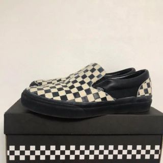 ヴァンズ(VANS)の【箱、付属品付き】希少 VANS×エヌハリウッド別注 スリッポン 27.0cm(スニーカー)