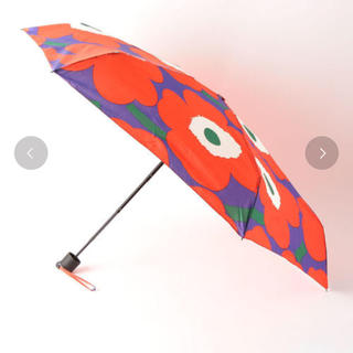マリメッコ(marimekko)のmarimekko☆ UNIKKO☆折りたたみ傘(傘)