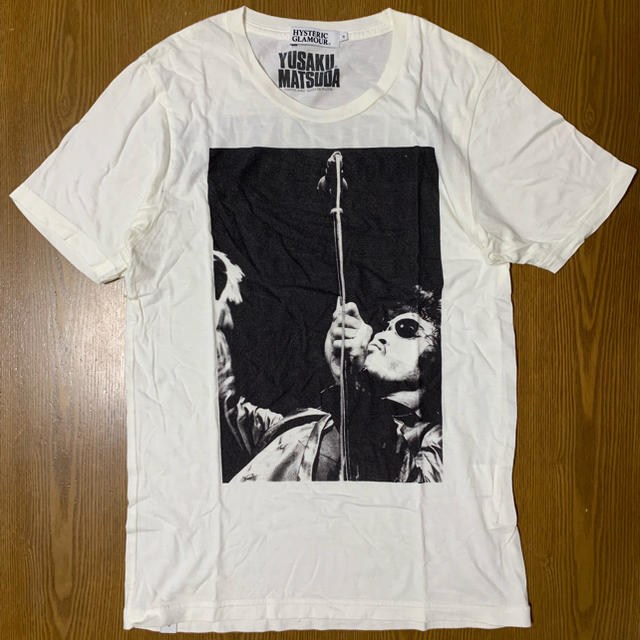 HYSTERIC GLAMOUR(ヒステリックグラマー)のヒステリックグラマー 松田優作 フォト tシャツ メンズのトップス(Tシャツ/カットソー(半袖/袖なし))の商品写真