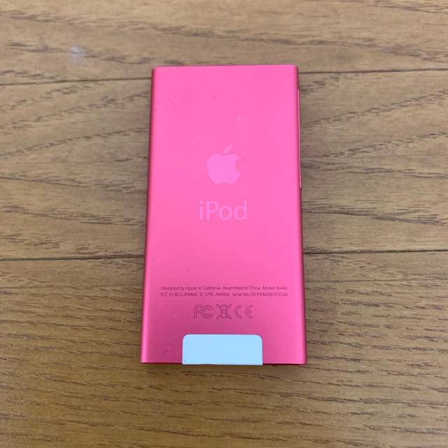 Apple(アップル)のiPod nano 7世代 ピンク スマホ/家電/カメラのオーディオ機器(ポータブルプレーヤー)の商品写真