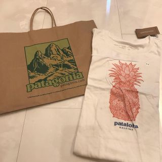 パタゴニア(patagonia)の15 パタロハ Tシャツ Haleiwa限定 レディース 【XS】ホワイト(Tシャツ(半袖/袖なし))