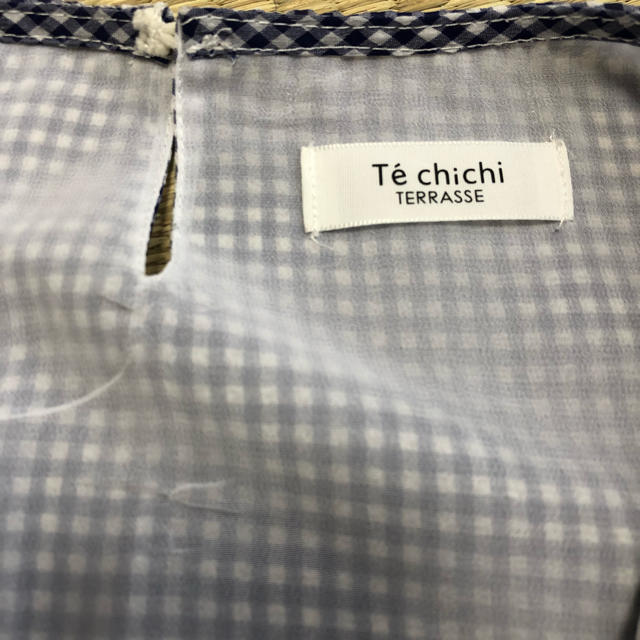 Techichi(テチチ)のテチチ ギンガムチェックブラウス レディースのトップス(シャツ/ブラウス(半袖/袖なし))の商品写真