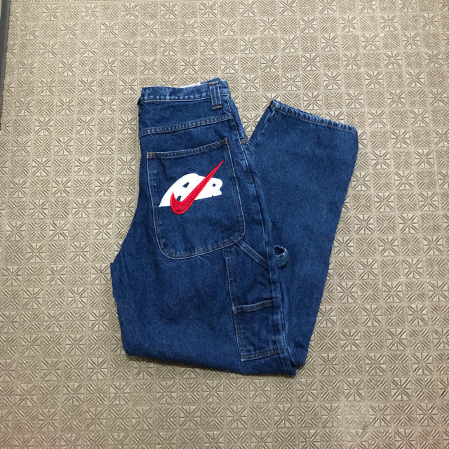ナイキ ロゴ ジーンズ 90s〜00s 10日までマイケル様専用 | フリマアプリ ラクマ