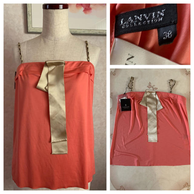 LANVIN COLLECTION(ランバンコレクション)のランバン コレクション LANVIN ノースリーブ キャミソール 38 レディースのトップス(キャミソール)の商品写真