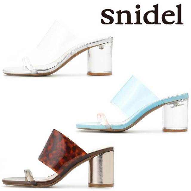 SNIDEL(スナイデル)の新品未使用 スナイデル クリアサンダル ♡ レディースの靴/シューズ(サンダル)の商品写真