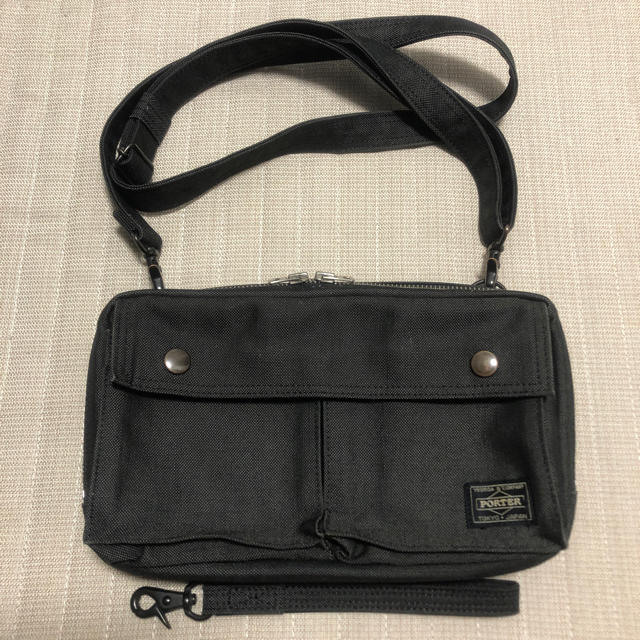 PORTER ポーター スモーキー 2way ショールダーバッグ ブラック