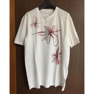 マルタンマルジェラ(Maison Martin Margiela)の52新品58%off マルジェラ フラワープリント Tシャツ 18SS (Tシャツ/カットソー(半袖/袖なし))