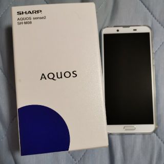 シャープ(SHARP)の新品同様　SHARP　AQUOS　sense2 sh-m08 アーバンブルー(スマートフォン本体)