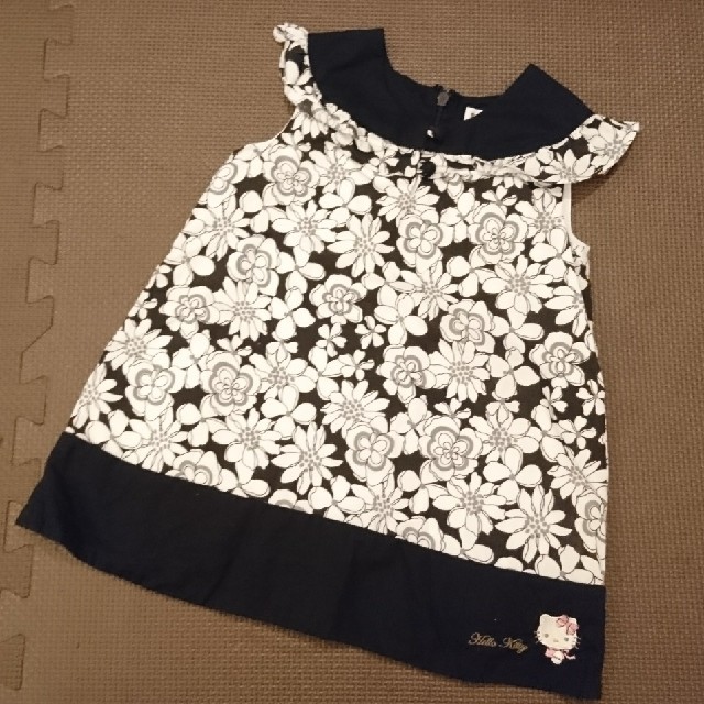 値下げ 美品 喪服 セレモニードレス ワンピース 90 ほぼ新品 キッズ/ベビー/マタニティのキッズ服女の子用(90cm~)(ドレス/フォーマル)の商品写真