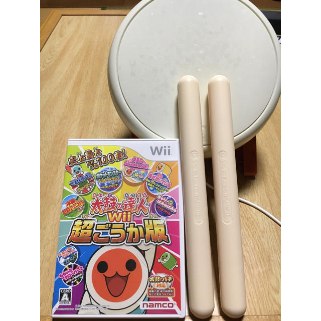 Wii(ウィー)の太鼓の達人 超ごうか版 wii エンタメ/ホビーのゲームソフト/ゲーム機本体(家庭用ゲームソフト)の商品写真