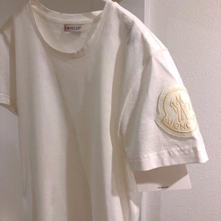 モンクレール(MONCLER)のモンクレール MONCLER 白 レディース Tシャツ XS 新品 新作(Tシャツ(半袖/袖なし))