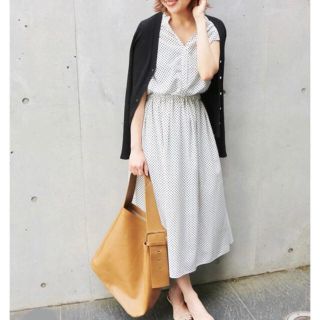 イエナ(IENA)の 【試着のみ】2018SS IENA半袖ワンピース(ロングワンピース/マキシワンピース)