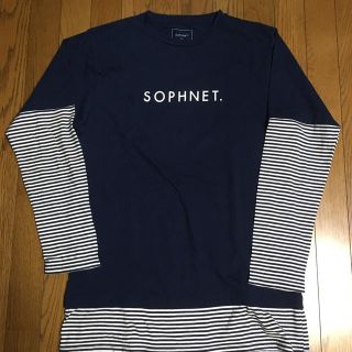 ソフネット(SOPHNET.)のSOPHNET L/S FAKE BORDER LAYERD TEE 16aw(Tシャツ/カットソー(七分/長袖))