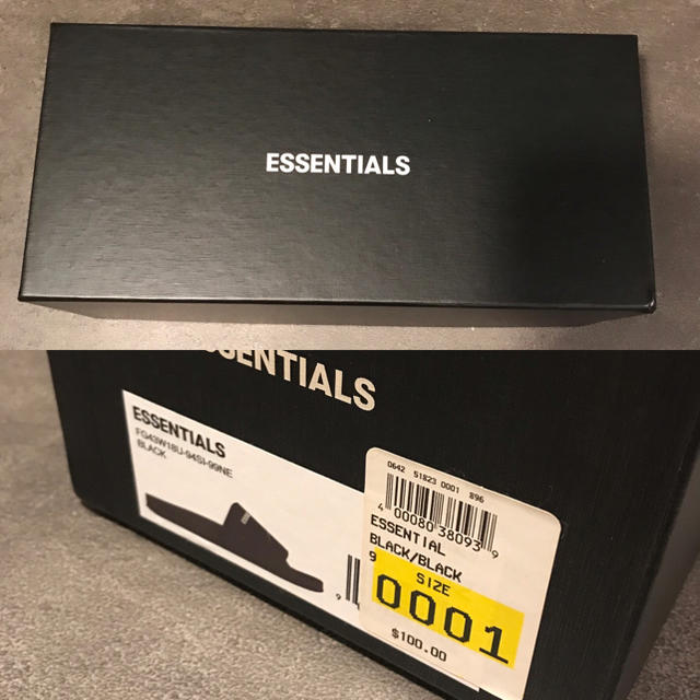 FEAR OF GOD(フィアオブゴッド)のessentials slide sundal fear of god メンズの靴/シューズ(サンダル)の商品写真