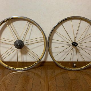 シマノ(SHIMANO)のcampagnolo shamal ultra gold クリンチャー 11s(パーツ)