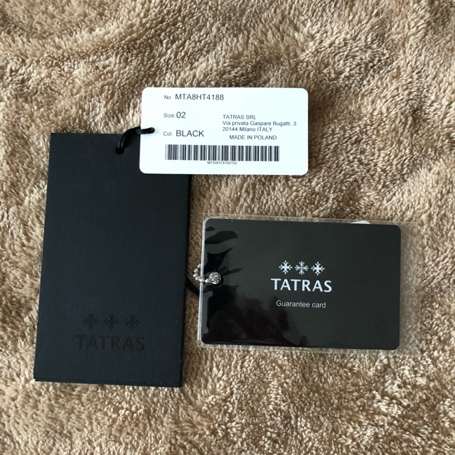 TATRAS タトラス ブラック メンズ 02ダウン 11月21日迄限定値下げ