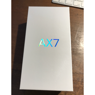 アンドロイド(ANDROID)の【新品未開封】スマホSIMフリー AX7 oppo CPH1903 ゴールド(スマートフォン本体)