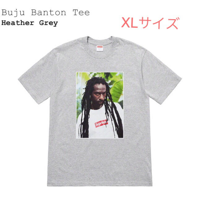 Supreme(シュプリーム)のsupreme x Buju Banton Tee Heather Grey メンズのトップス(Tシャツ/カットソー(半袖/袖なし))の商品写真