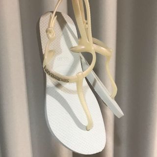 ハワイアナス(havaianas)の【未使用】ハワイアナスサンダル  33-34（21.5から22.5）(サンダル)