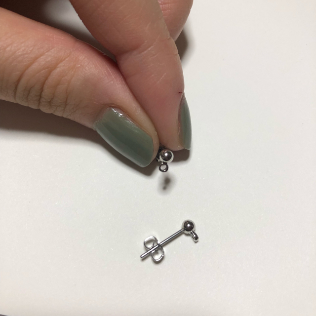 Lochie(ロキエ)のkirakira stone  earring ハンドメイドのアクセサリー(イヤリング)の商品写真