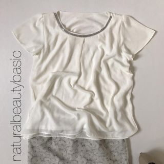 ナチュラルビューティーベーシック(NATURAL BEAUTY BASIC)の★ナチュラルビューティベーシック★フェミニンブラウス M(シャツ/ブラウス(長袖/七分))