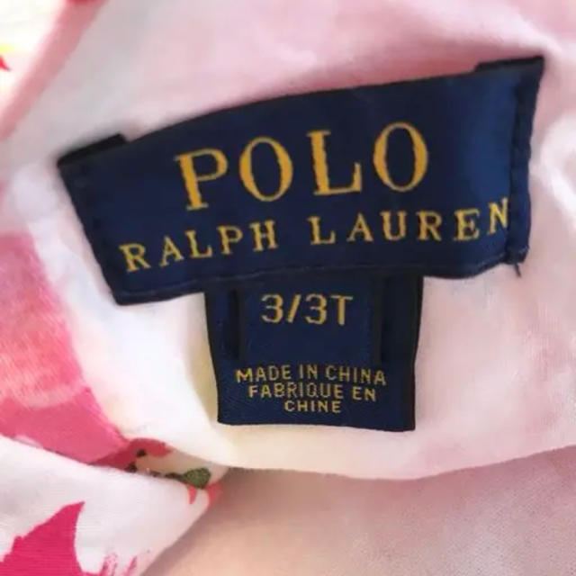 Ralph Lauren(ラルフローレン)の【超美品】女の子 ワンピース100ラルフローレン 超美品 3T   キッズ/ベビー/マタニティのキッズ服女の子用(90cm~)(ワンピース)の商品写真