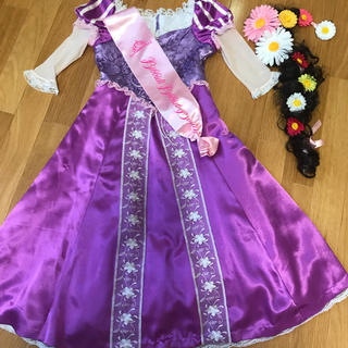 ディズニー(Disney)のビビディバビディブティック  ラプンツェル ドレス 120センチ(ドレス/フォーマル)