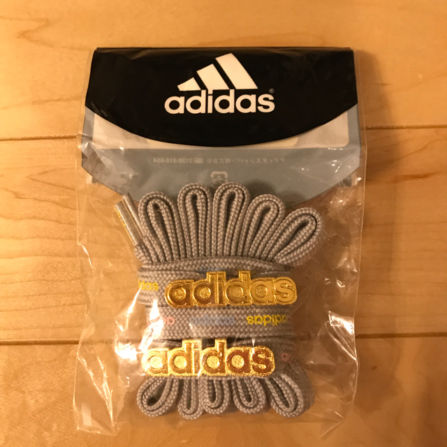 adidas(アディダス)のadidas シューレース 120センチ グレー メンズの靴/シューズ(その他)の商品写真