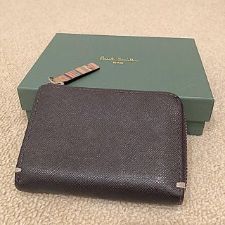 ポールスミス(Paul Smith)のPaul Smith ジップストローグレイン 定期入れ コインケース 牛革 (コインケース/小銭入れ)