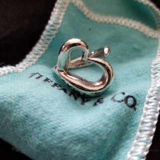 ティファニー(Tiffany & Co.)のTiffanyティファニー/オープンハートシルバーリング廃盤デザイン アガット
(リング(指輪))