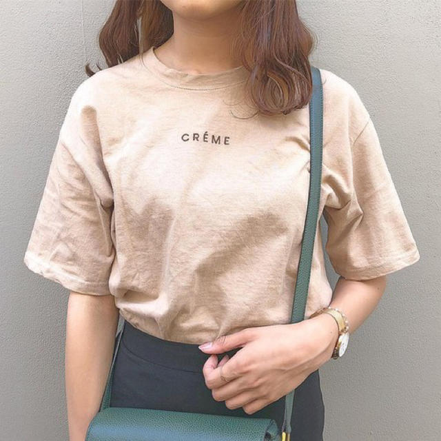 i-SOOK(アイスー)のi-SOOK ロゴ刺繍Tシャツ レディースのトップス(Tシャツ(半袖/袖なし))の商品写真