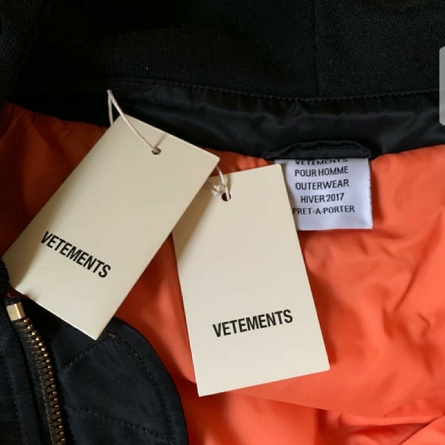 Balenciaga(バレンシアガ)のsupGirl777様　Vetements tfd ボンバー ma-1 XS メンズのジャケット/アウター(フライトジャケット)の商品写真