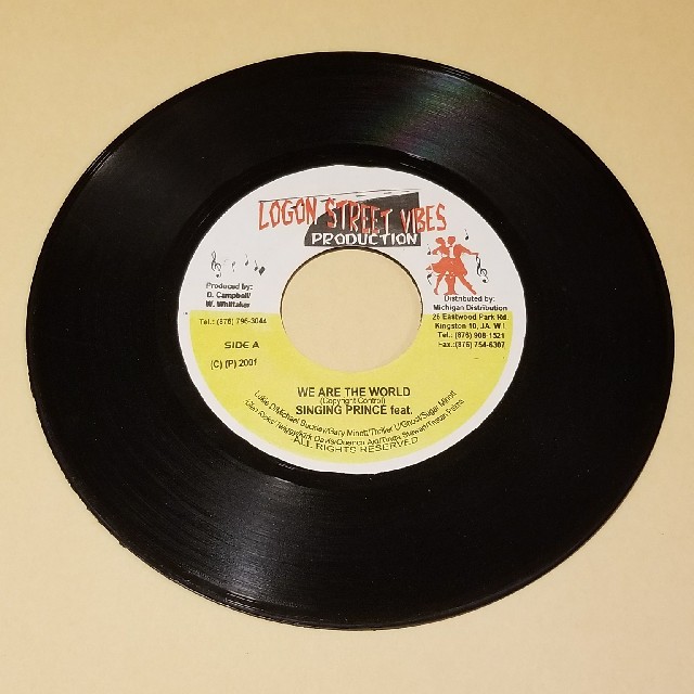 レゲエ レコード WE ARE THE WORLD/SINGING PRINCE エンタメ/ホビーのCD(ワールドミュージック)の商品写真