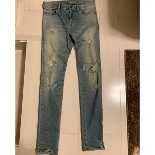 サンローラン(Saint Laurent)の月曜まで！美品！サンローラン 15AW デストロイ(デニム/ジーンズ)