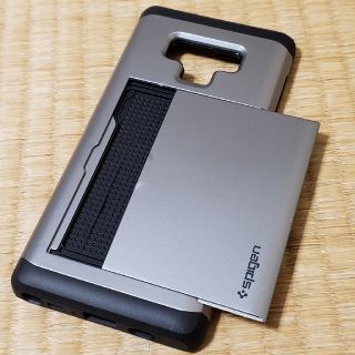 シュピゲン(Spigen)のSpigen Galaxy Note9 スリムアーマー グレー(Androidケース)