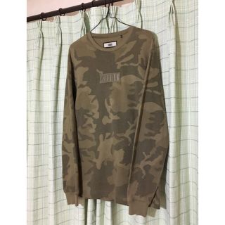 KITH L/S Box Logo Tee Camo(Tシャツ/カットソー(七分/長袖))