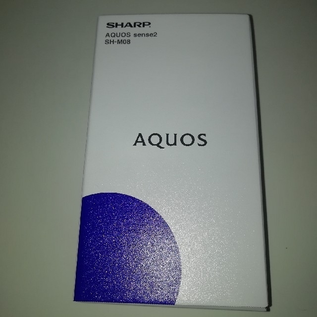 AQUOS sense2　ホワイト&シルバー　SIMフリー