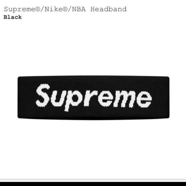 Supreme®/Nike®/NBA Headband Black 黒