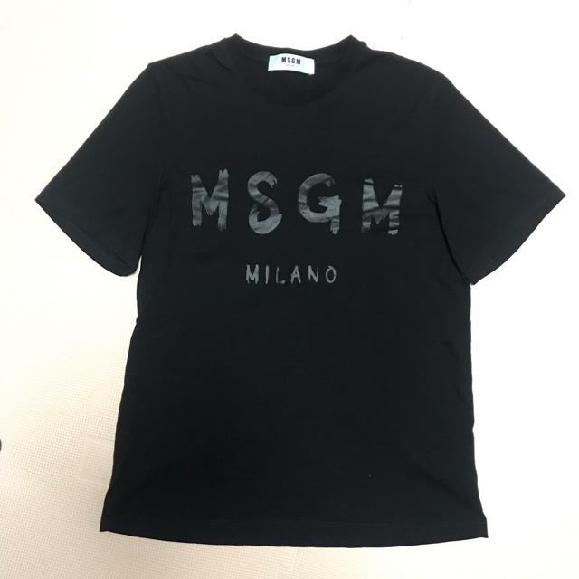 MSGM ロゴ Tシャツ ブラック 美品 / 184299 2440mm97