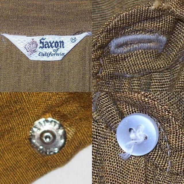 ▪️50’s【SAXON】VINTAGE SHIRT