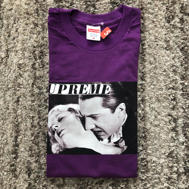 トップスM 紫 supreme bela lugosi tee purple Tシャツ