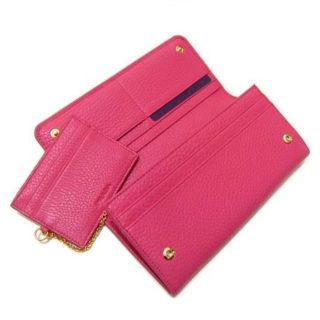 PRADA - プラダ 長財布 型押し ピンク パスケース付 1MH132 新品 S103 ...