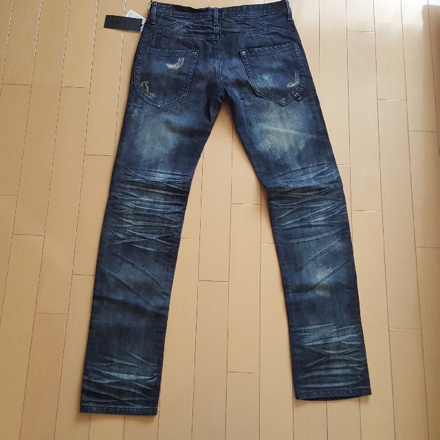 Roen(ロエン)のSemantic design ✕ Roenコラボデニムパンツ スカル タグ付き メンズのパンツ(デニム/ジーンズ)の商品写真